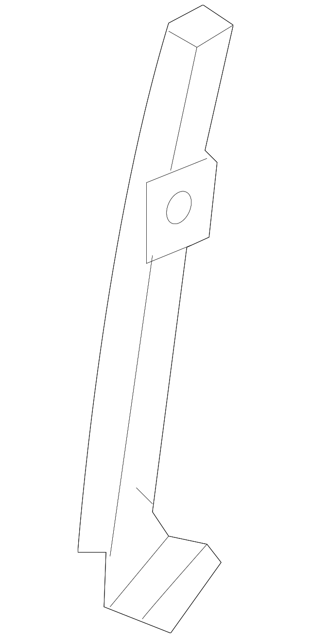 82550-1F000 Деталь RUN CHANNEL, LEFT