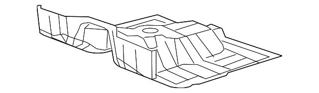 4589894AD Деталь FRONT FLOOR PAN