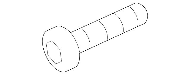 -W505563-S437 Деталь BLIND SPOT RADAR BOLT, LEFT