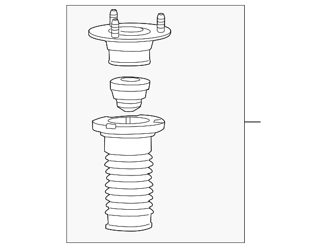 48680-24080 Деталь STRUT MOUNT, RIGHT