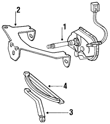 350SDL HEADLAMP COMPONENTS 2