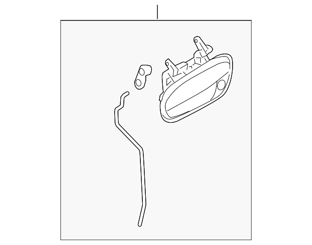 8283085Z10 Деталь HANDLE, OUTSIDE, RIGHT