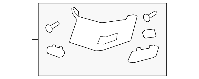 22852976 UPPER QTR TRIM, LEFT