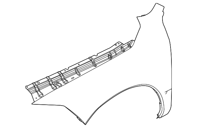 68054339AH FENDER, LEFT