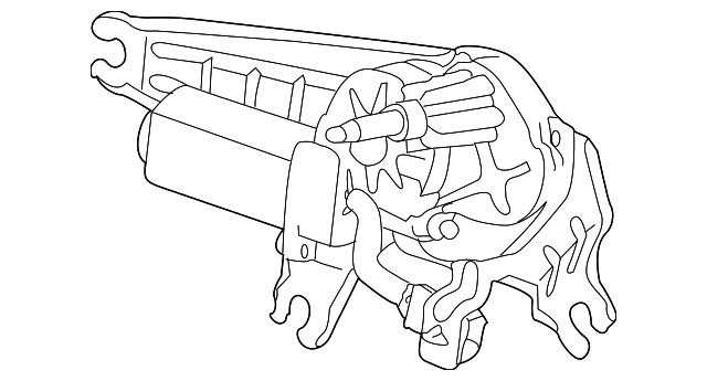 98710-2K000 Деталь MOTOR & LINKAGE