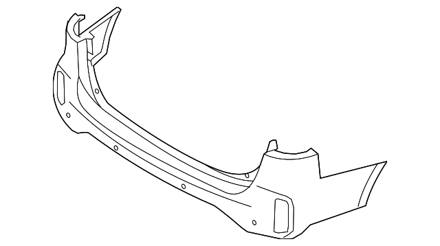 86610-1U510 Деталь BUMPER COVER