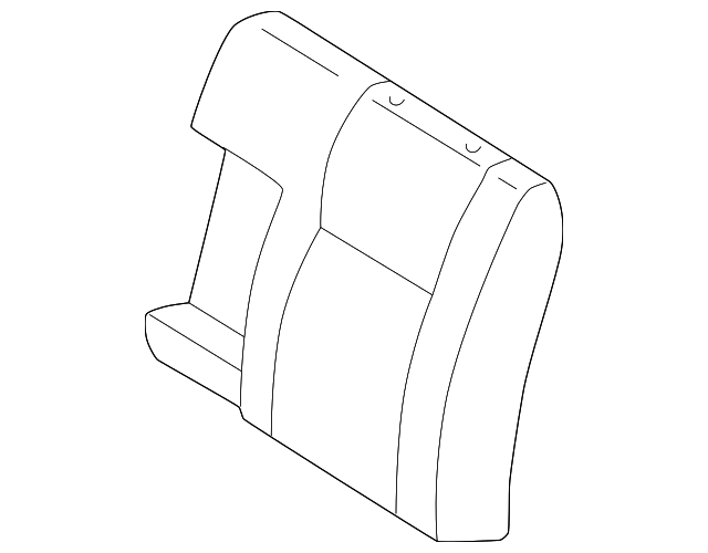 71074-04022-B4 Деталь SEAT BACK COVER, LEFT