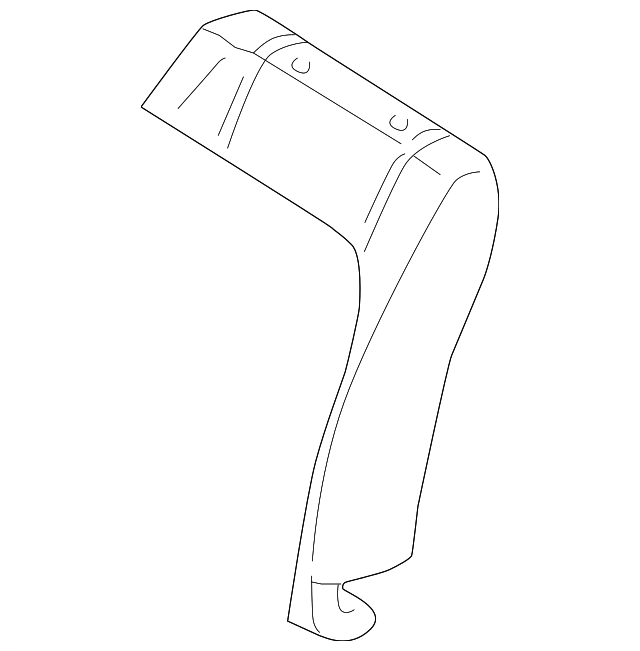 71551-04060 Деталь SEAT BACK PAD, RIGHT