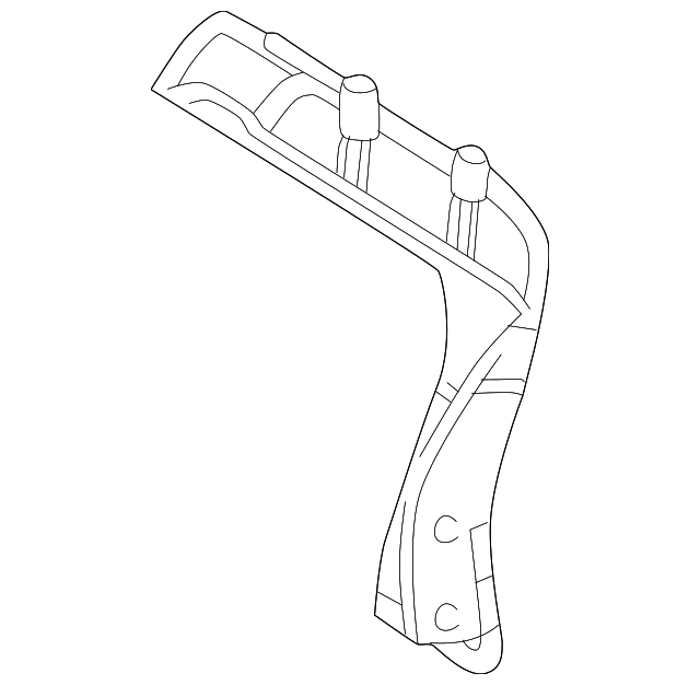 71640-04010 Деталь SEAT BACK FRAME, LEFT