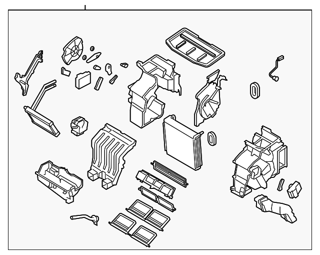 97101-2J020 Деталь AC & HEATER ASSY