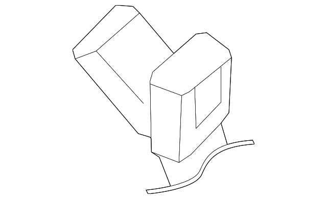 1CA871D1AA Деталь BUCKLE END, LEFT