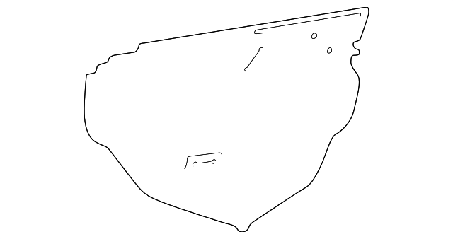 67831-33040 Деталь WATER DEFLECTOR, RIGHT