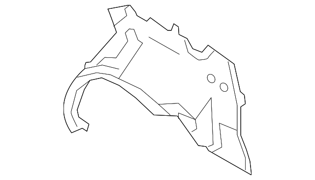 C513-70-115B Деталь OUTER WHEELHOUSE, RIGHT