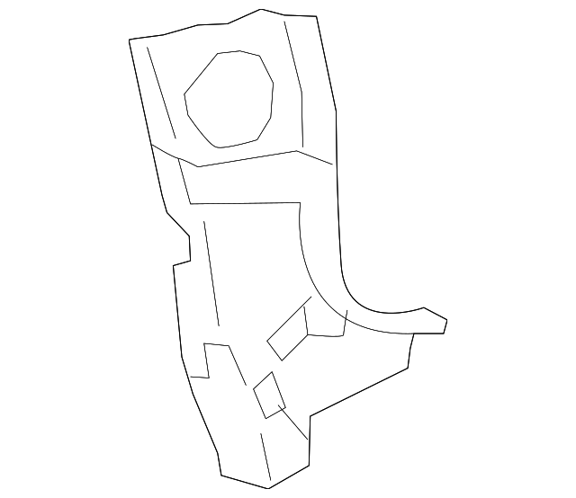 C235-71-1AXA Деталь CORNER PANEL, LEFT