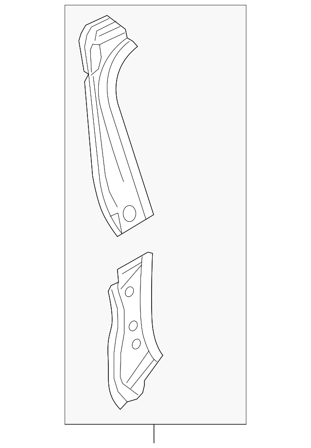 C513-71-44X Деталь REAR PILLAR, LEFT