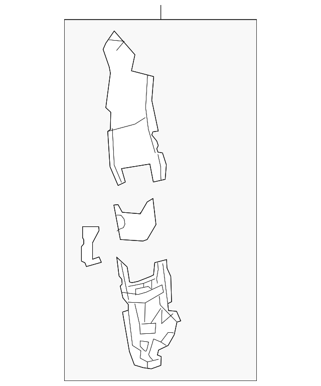 C513-71-4H0A Деталь PILLAR REINF, LEFT