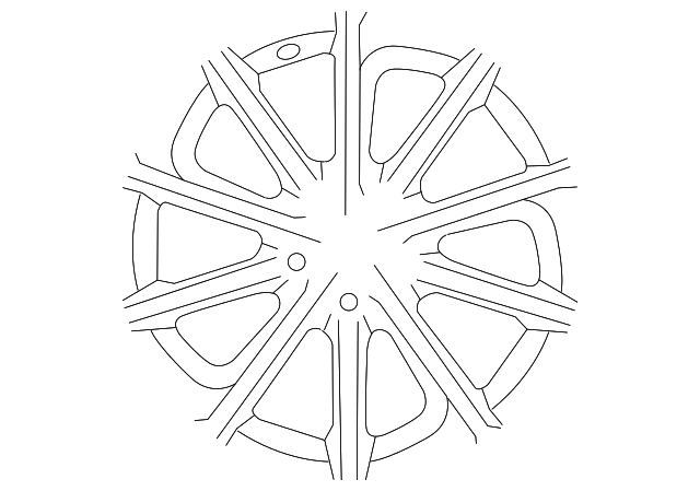 42611-76050 Деталь WHEEL, ALLOY