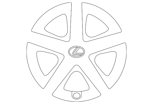 42602-76010 Деталь CENTER CAP