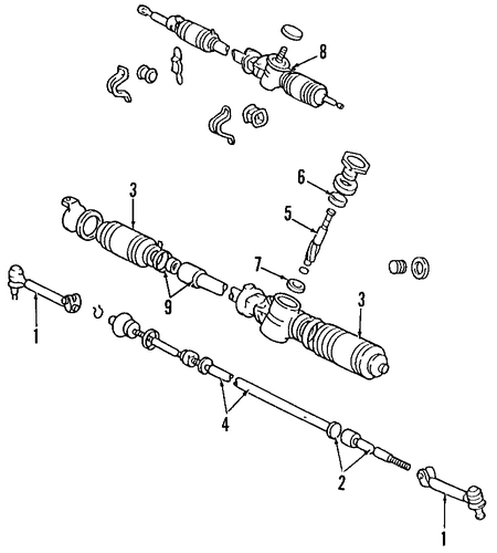 Echo STEERING GEAR & LINKAGE 4