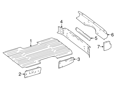 Sprinter 2500 REAR FLOOR & RAILS