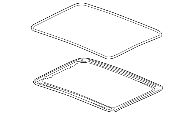 22623763 SUNROOF GLASS