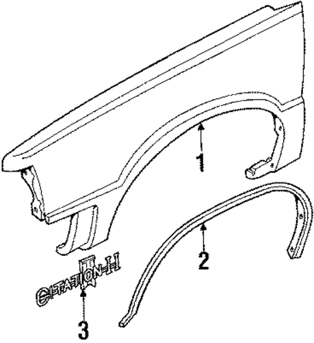 Citation II FENDER & COMPONENTS