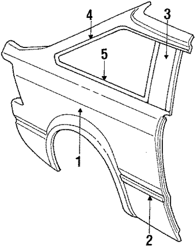 Escort QUARTER PANEL
