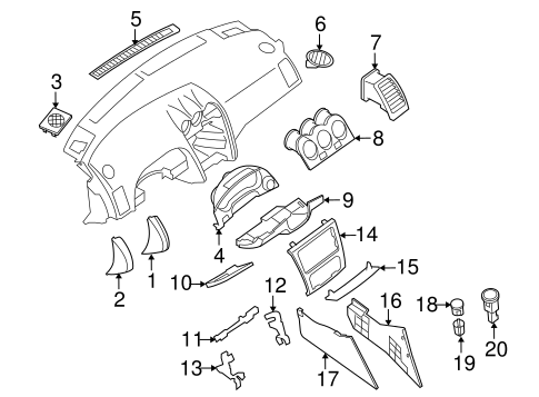Altima INSTRUMENT PANEL COMPONENTS