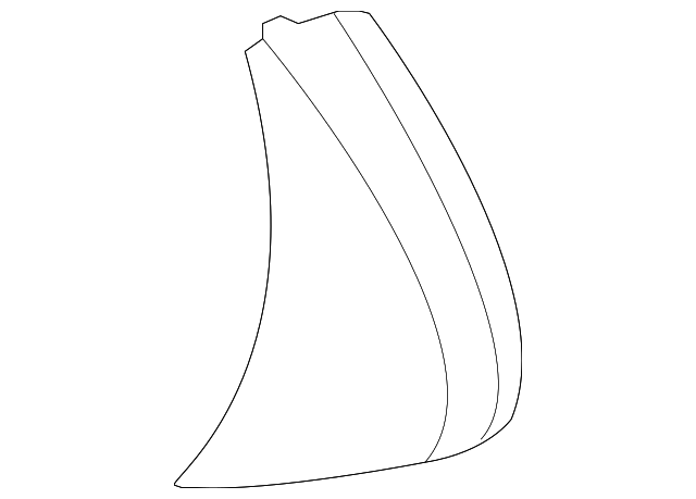 68421-JA00B Деталь SIDE PANEL, LEFT