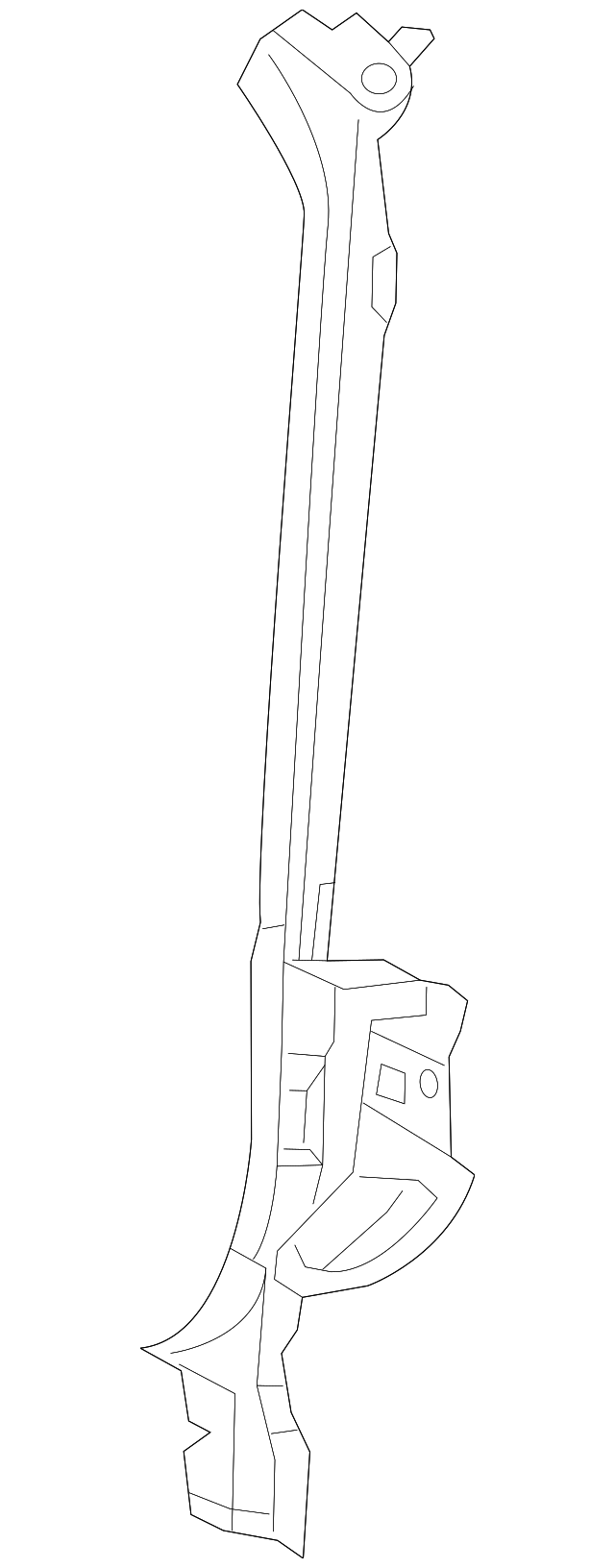 19317645 Деталь REAR PILLAR, RIGHT