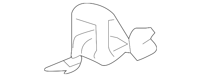 6L3Z18610E06BC Деталь UPPER COVER, LEFT