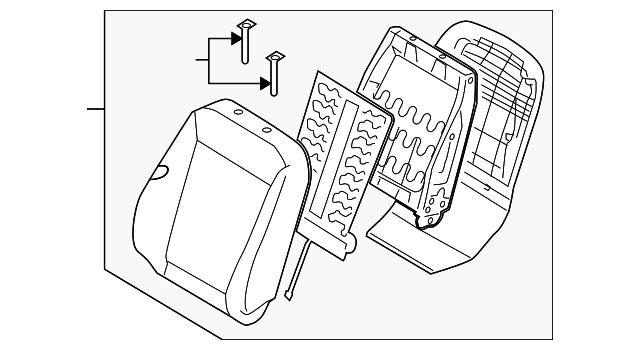 88400-0W620-MKV Деталь SEAT BACK ASSY