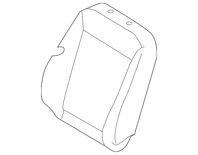 88460-0W600-MKS Деталь SEAT BACK COVER