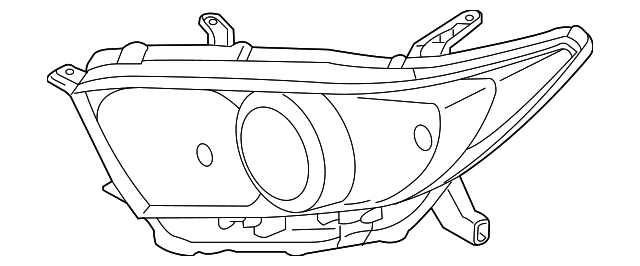 81170-48540 Деталь LENS & HOUSING, LEFT