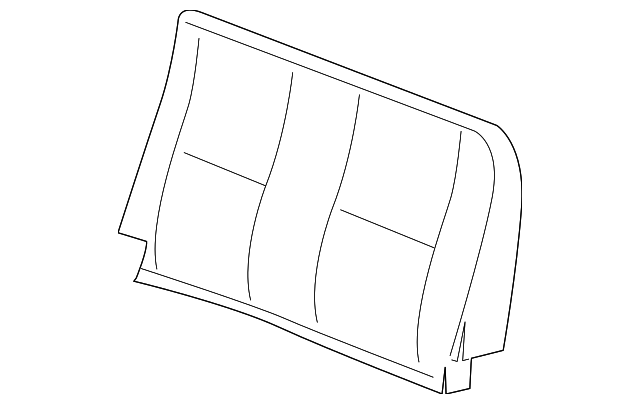20758099 Деталь SEAT BACK COVER