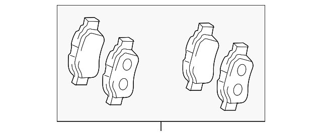 04466-28080 Деталь BRAKE PADS