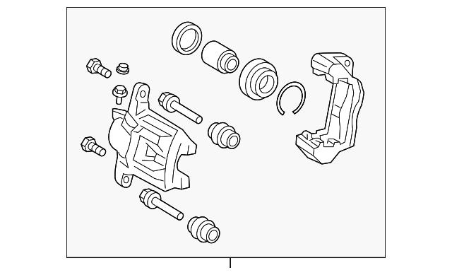 47750-28270 Деталь CALIPER, LEFT