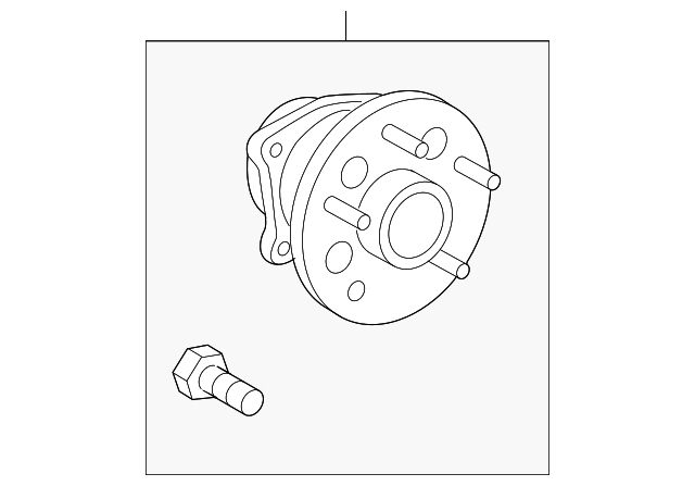 42410-08010 Деталь HUB & BEARING, RIGHT