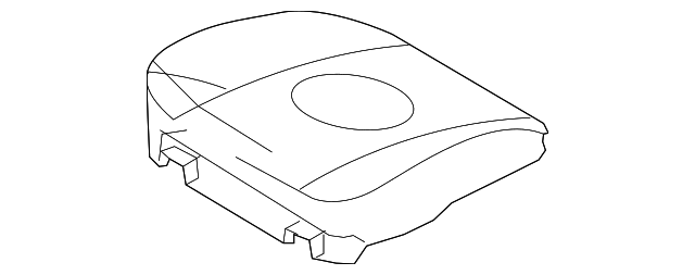 YC2Z-15632A22-AA Деталь SEAT CUSHION PAD, RIGHT