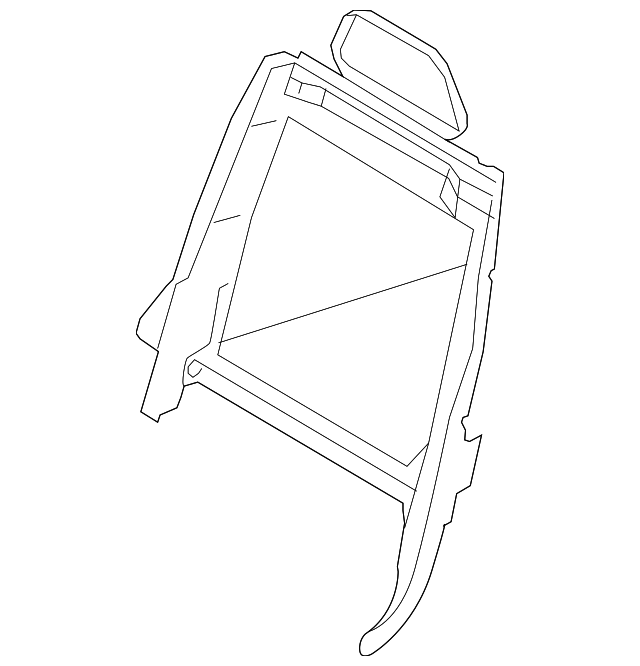 9C2Z-1661018-A Деталь SEAT BACK FRAME, RIGHT