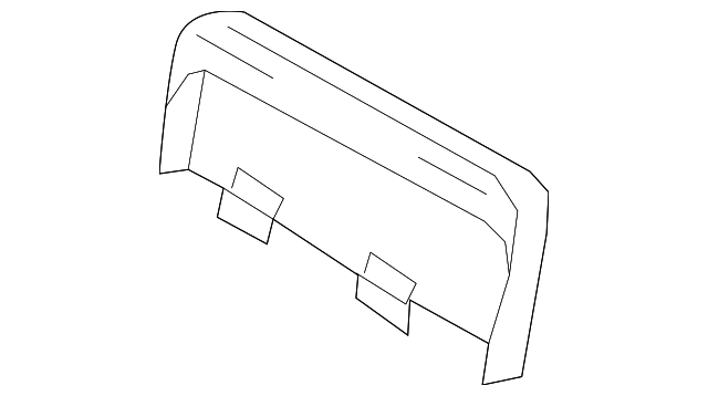 3C2Z-1564682-AAA Деталь LATCH COVER, RIGHT
