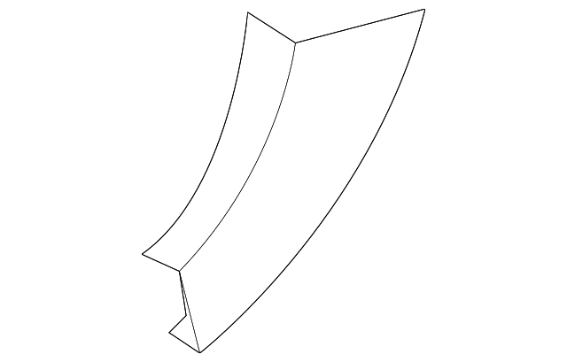 F2UZ-1561694-A Деталь HINGE COVER, RIGHT