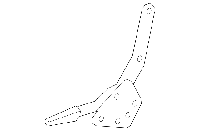 F2UZ-15617C04-A Деталь SEAT BACK ADJUST, RIGHT
