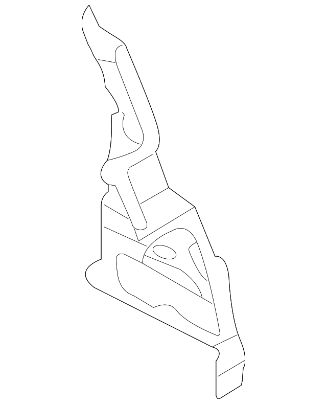 71615-3E000 Деталь LOWER PANEL, LEFT