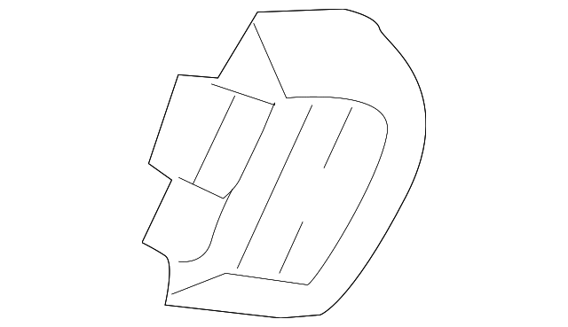 71639-3E000 Деталь INNER QTR PANEL BRACKET