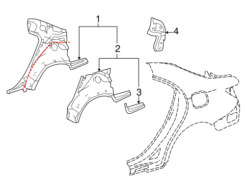 CLA250 INNER STRUCTURE