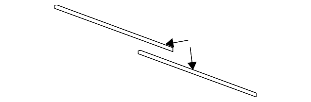 15098292 Деталь ROOF PANEL SEAL STRIP