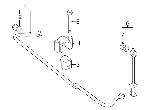 Sprinter 3500 STABILIZER BAR & COMPONENTS
