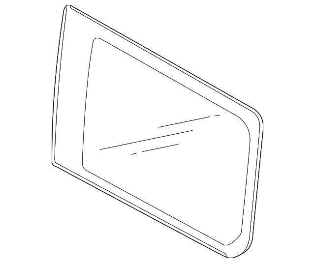 MR245134 GLASS, RIGHT