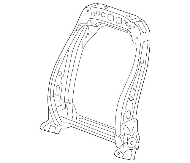 13260627 Деталь SEAT BACK FRAME